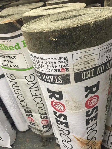 Brand new rose roofing - rose, shed