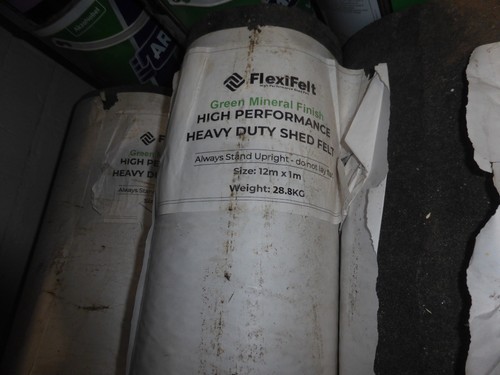 Green roofing felt 12m 1m - roofing, x