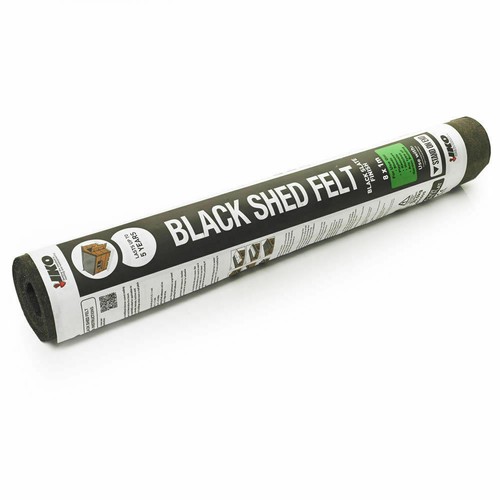Shed felt iko roofing black - shed,